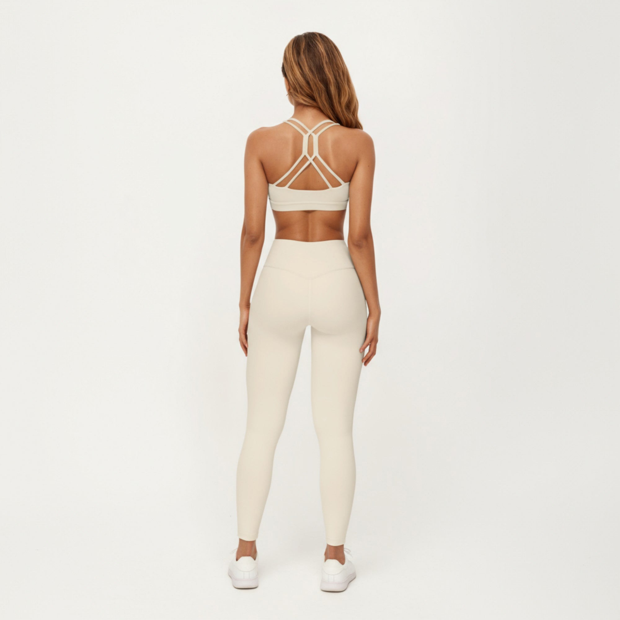 Anna-Kaci Active Women's Scoop Neck Racerback Sports Bra with Smooth Stretch Fabric and Supportive Fit