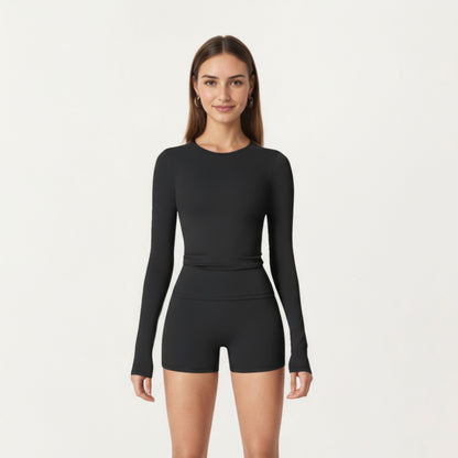 Anna-Kaci Active Women's High Waist Stretch Fit Athletic Shorts with Smooth Seam Detailing and Supportive Fabric