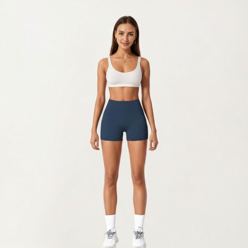 Anna-Kaci Active Women's High Waist Stretch Fit Athletic Shorts with Smooth Seam Detailing and Supportive Fabric