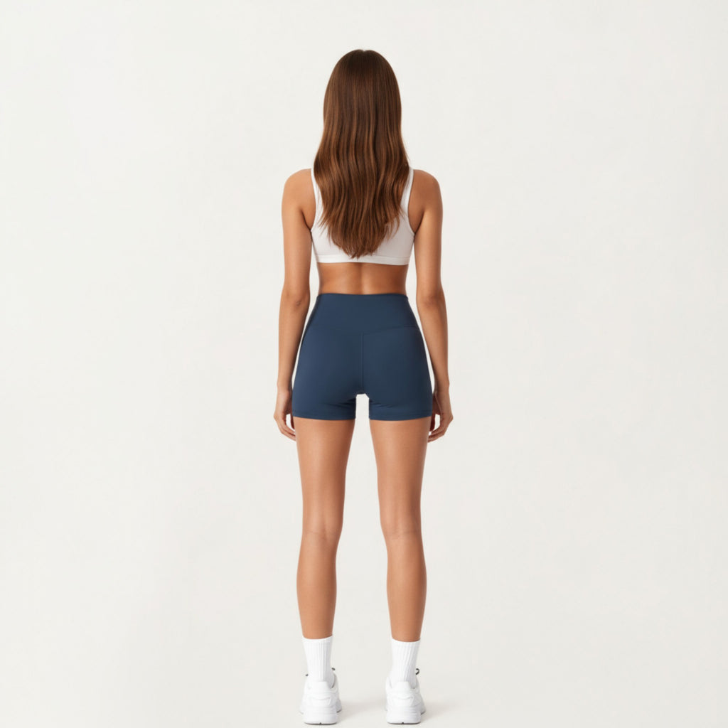 Anna-Kaci Active Women's High Waist Stretch Fit Athletic Shorts with Smooth Seam Detailing and Supportive Fabric