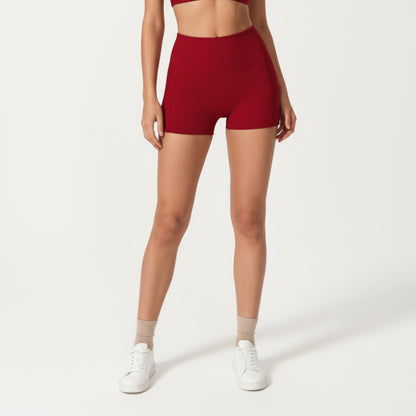 Anna-Kaci Active Women's High Waist Seam Detailed Active Shorts with Supportive Stretch Fabric and Flattering Fit