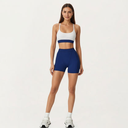Anna-Kaci Active Women's High Waist Seam Detailed Active Shorts with Supportive Stretch Fabric and Flattering Fit