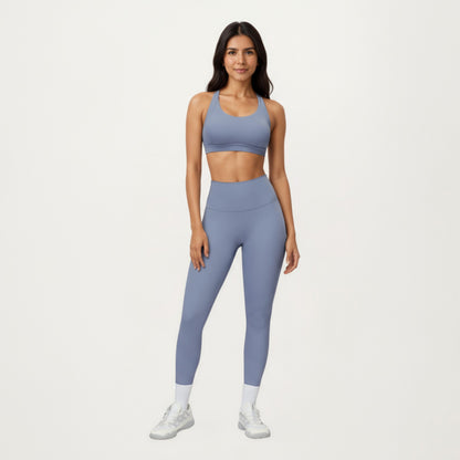 Anna-Kaci Active Women's High Waist Full Length Leggings with Smooth Seam Detailing and Stretch Fit Fabric