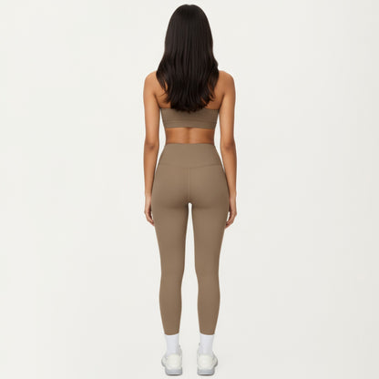 Anna-Kaci Active Women's High Waist Full Length Leggings with Smooth Seam Detailing and Stretch Fit Fabric