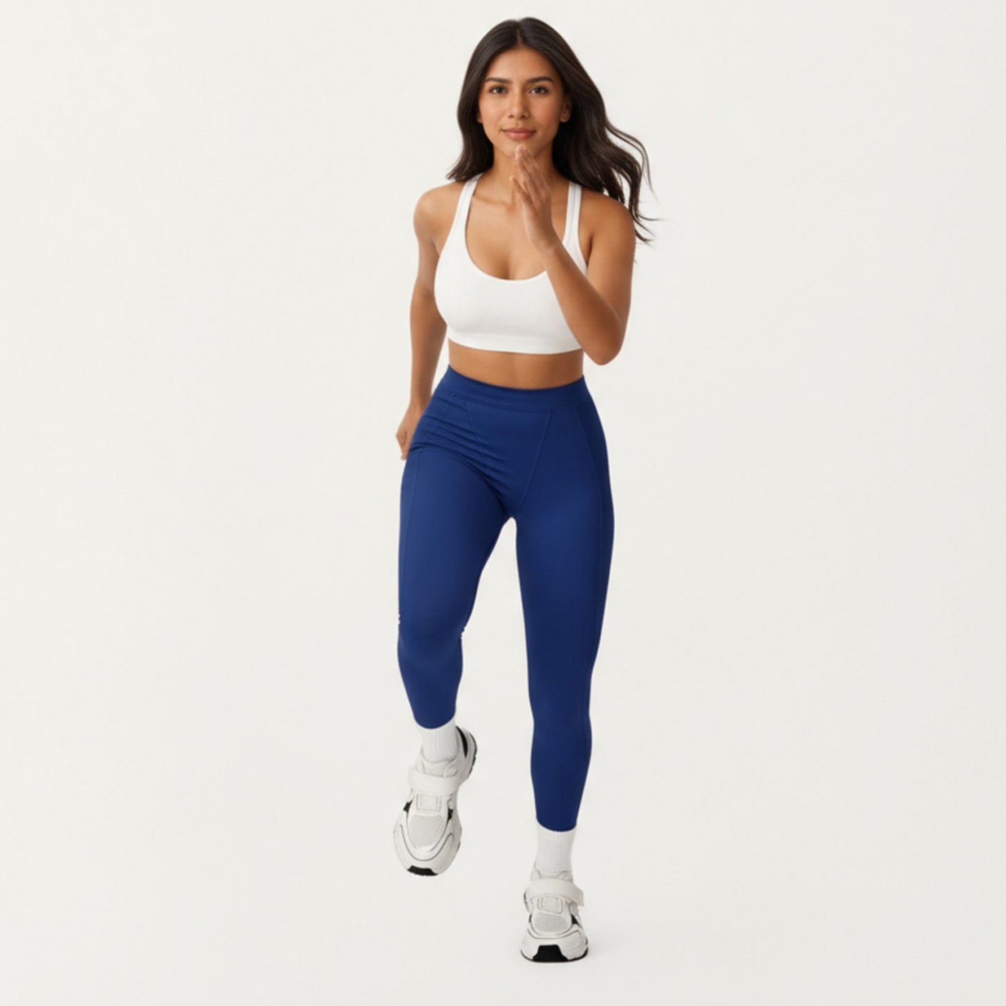 Anna-Kaci Active Women's High Waist Seam Detailed Full Length Leggings with Supportive Stretch Fabric and Sculpted Fit