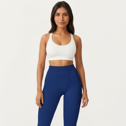 Anna-Kaci Active Women's High Waist Seam Detailed Full Length Leggings with Supportive Stretch Fabric and Sculpted Fit