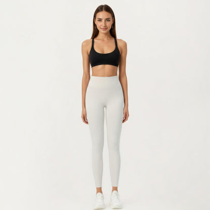 Anna-Kaci Active Women's High Waist Seamless Full Length Leggings with Stretch Fit Fabric and Smooth Contour Waistband
