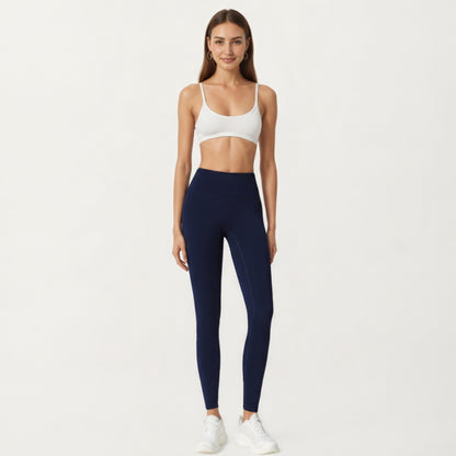 Anna-Kaci Active Women's High Waist Seamless Full Length Leggings with Stretch Fit Fabric and Smooth Contour Waistband