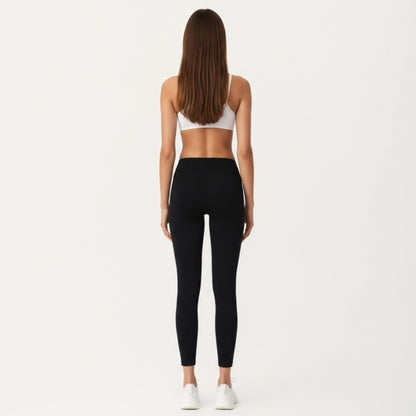 Anna-Kaci Active Women's High Waist Stretch Fit Full Length Leggings with Contour Waistband and Smooth Seam Detailing