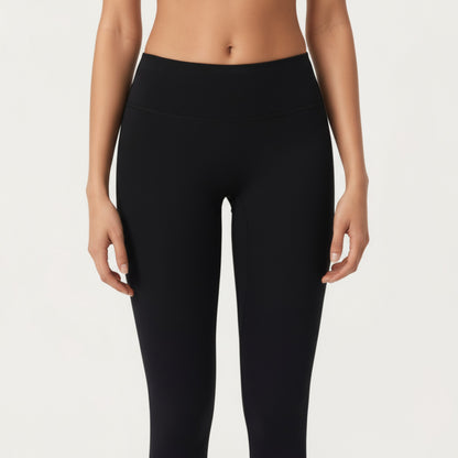 Anna-Kaci Active Women's High Waist Stretch Fit Full Length Leggings with Contour Waistband and Smooth Seam Detailing