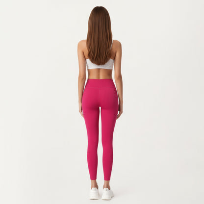 Anna-Kaci Active Women's High Waist Stretch Fit Full Length Leggings with Contour Waistband and Smooth Seam Detailing