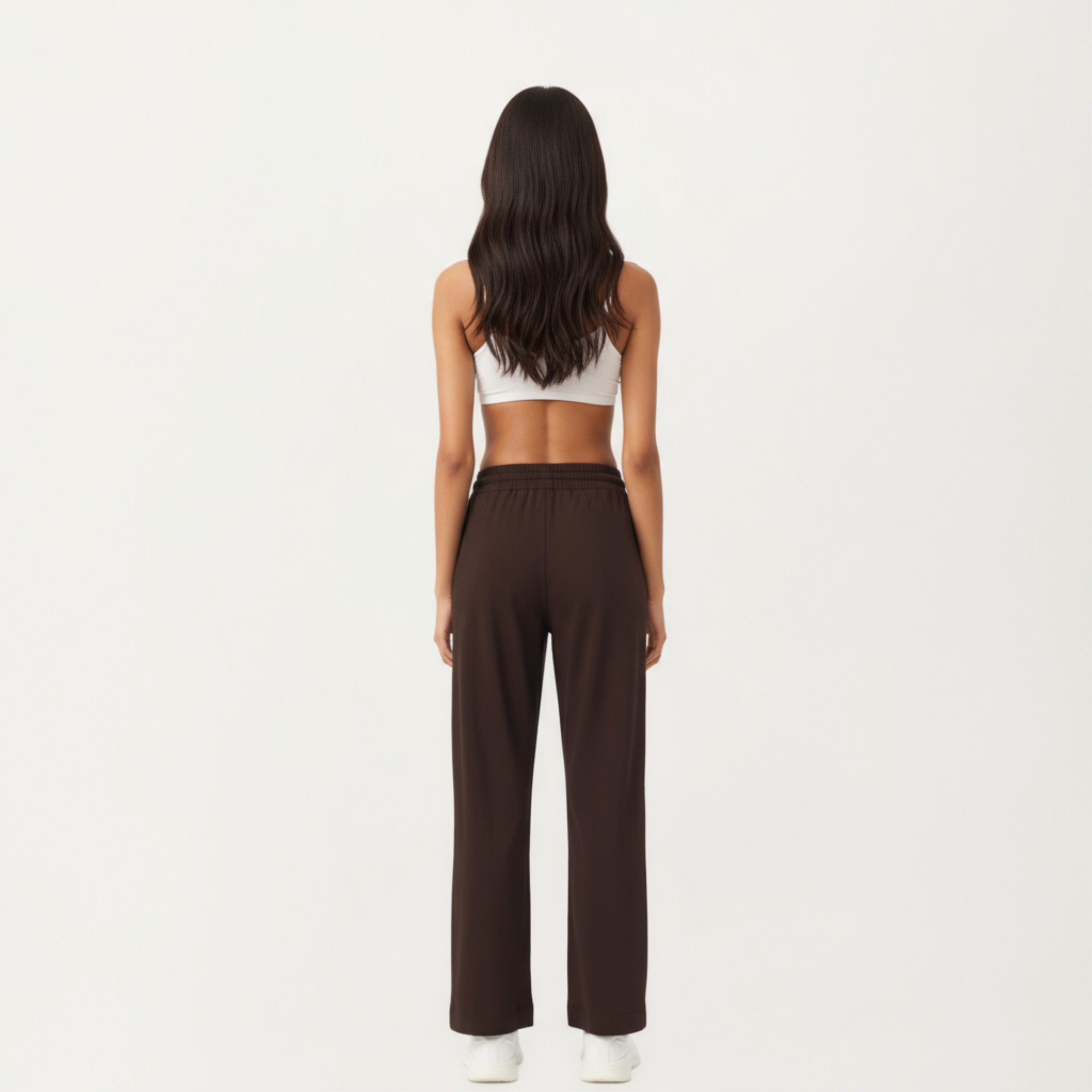 Anna-Kaci Active Women's High Waist Wide Leg Sweatpants with Adjustable Drawstring Waistband and Relaxed Fit