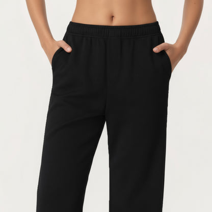 Anna-Kaci Active Women's High Waist Relaxed Fit Sweatpants with Elastic Waistband and Side Pockets