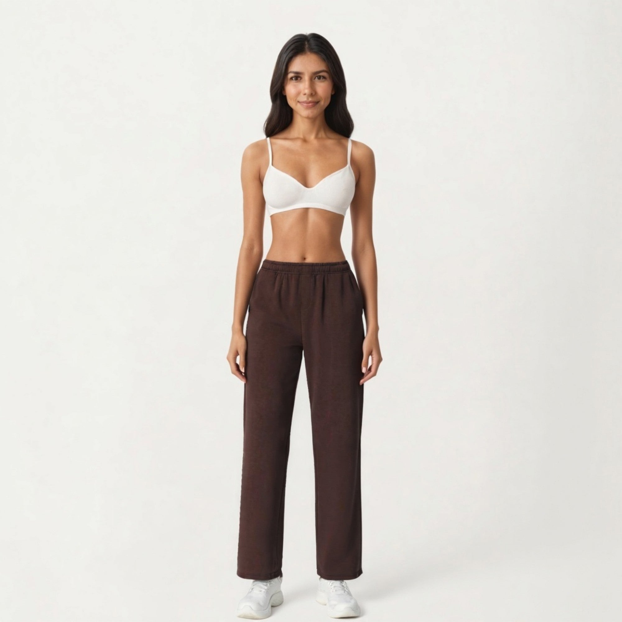 Anna-Kaci Active Women's High Waist Relaxed Fit Sweatpants with Elastic Waistband and Side Pockets