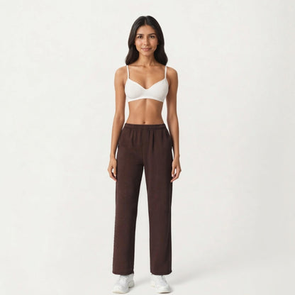 Anna-Kaci Active Women's High Waist Relaxed Fit Sweatpants with Elastic Waistband and Side Pockets