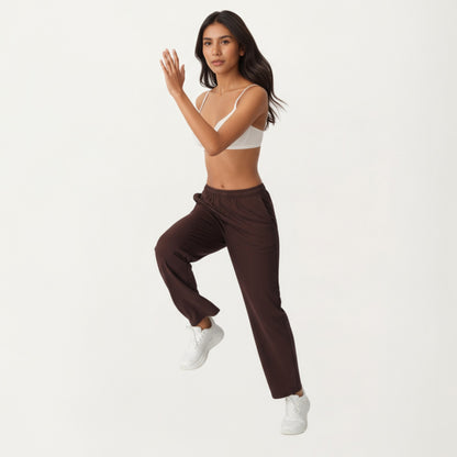 Anna-Kaci Active Women's High Waist Relaxed Fit Sweatpants with Elastic Waistband and Side Pockets