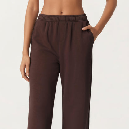 Anna-Kaci Active Women's High Waist Relaxed Fit Sweatpants with Elastic Waistband and Side Pockets