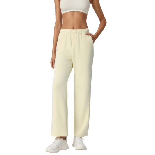 Anna-Kaci Active Women's High Waist Relaxed Fit Sweatpants with Elastic Waistband and Side Pockets