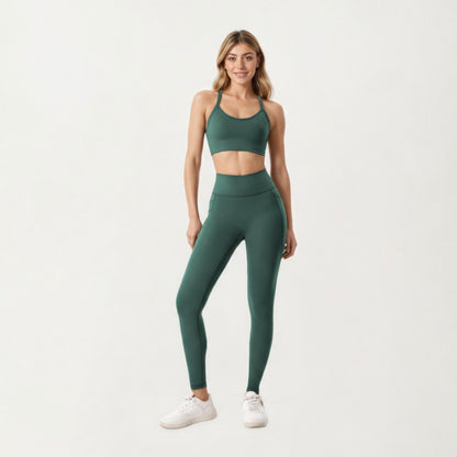 Anna-Kaci Active Women's High Waist Full Length Leggings with Smooth Stretch Fabric and Contoured Fit