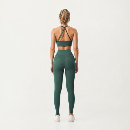 Anna-Kaci Active Women's High Waist Full Length Leggings with Smooth Stretch Fabric and Contoured Fit