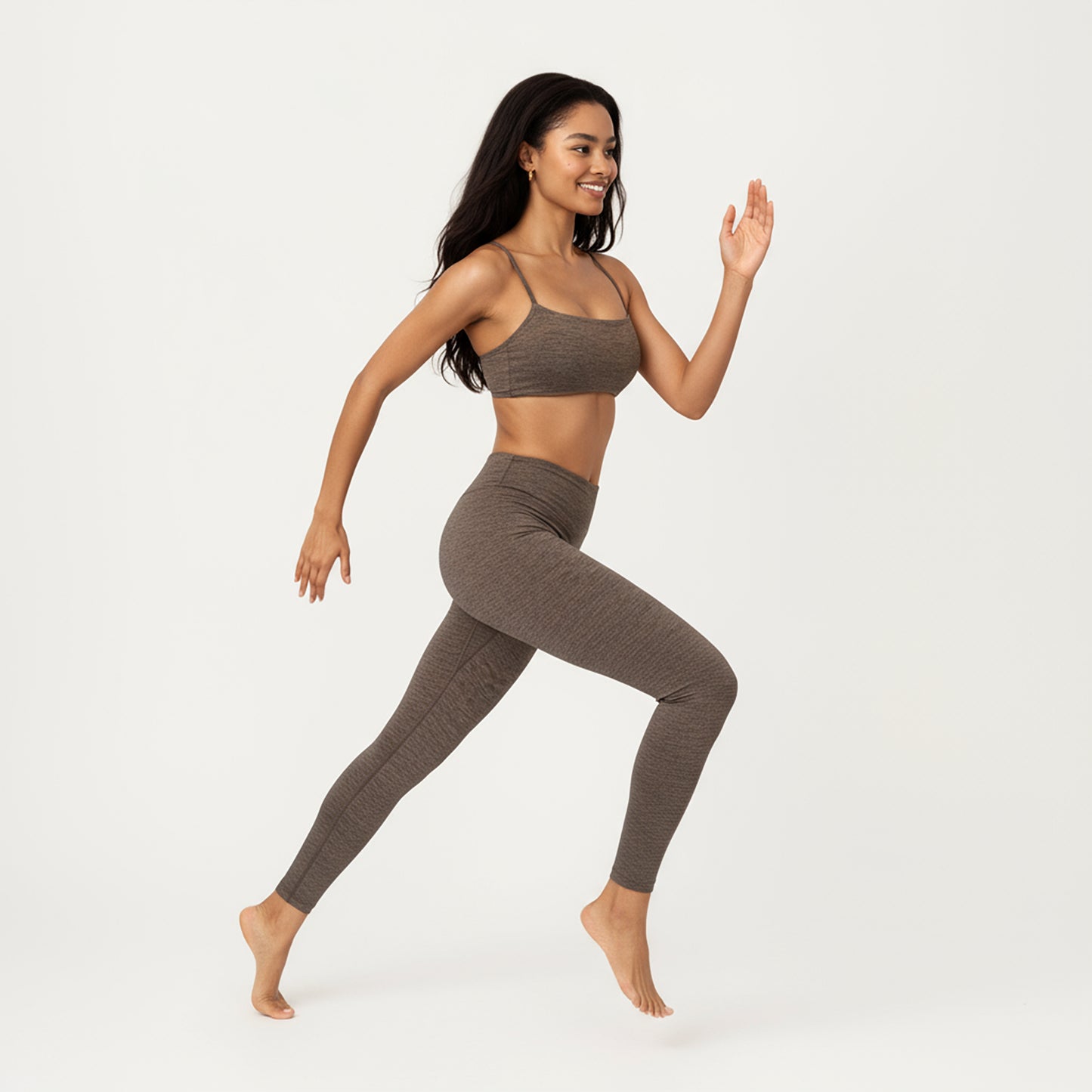 Anna-Kaci Active Women's Seamless Rib Knit Bralette Top with Adjustable Spaghetti Straps