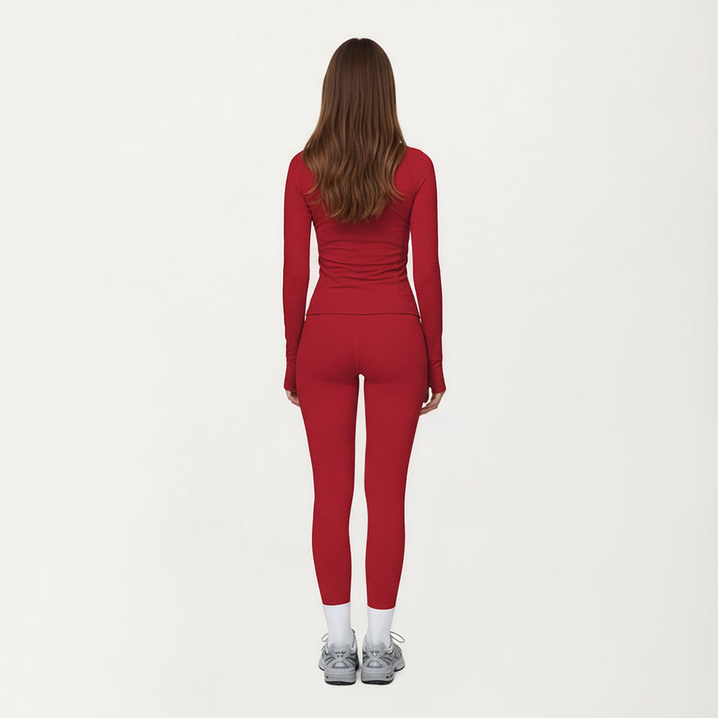 Anna-Kaci Active Women's Long Sleeve Zip-Up Mock Neck Active Jacket with Thumbhole Cuffs