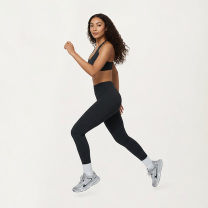 Anna-Kaci Active Women's High Waist Seamless Full Length Compression Leggings