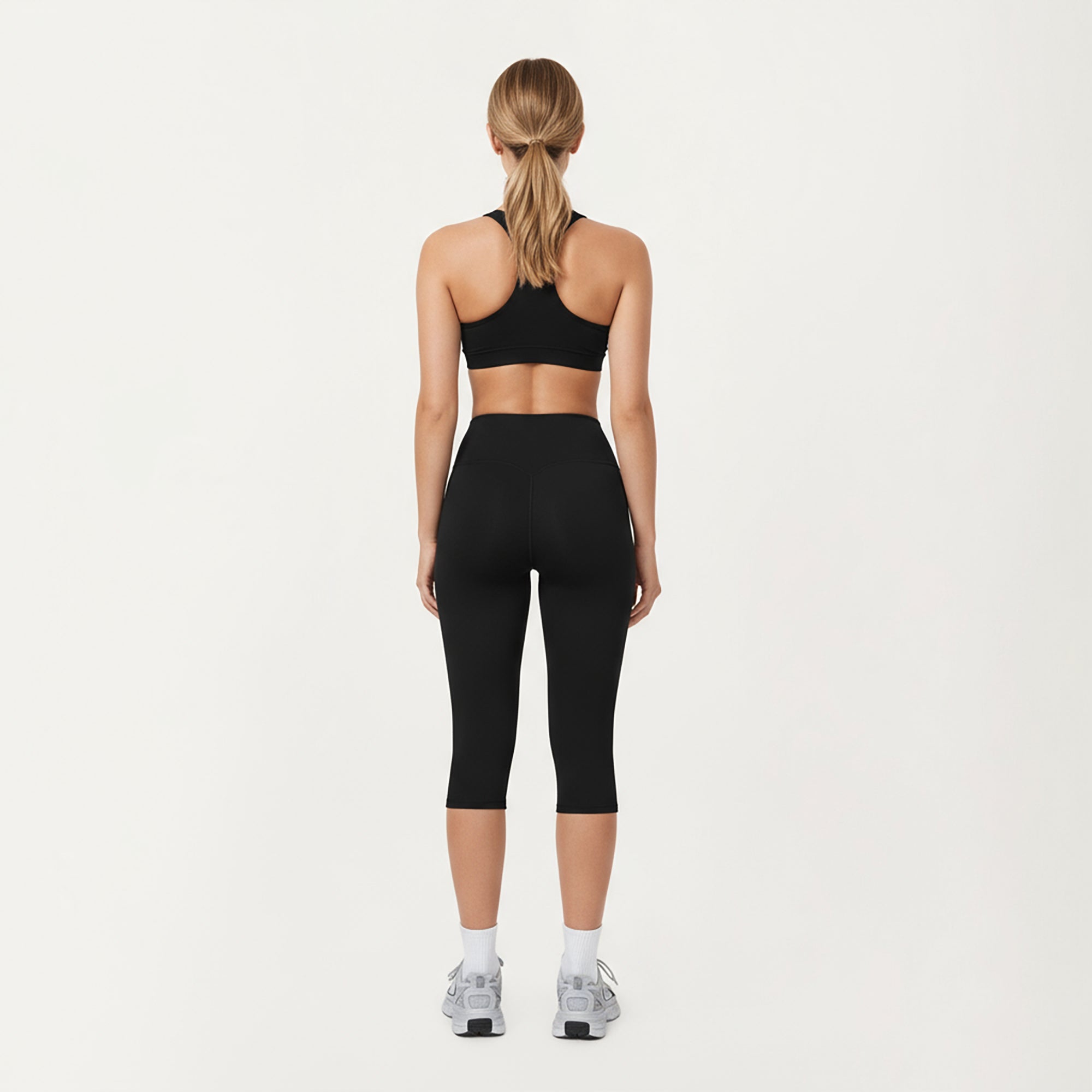 Anna-Kaci Active Women's High Waist Capri Leggings with Smooth Compression Fit and Stretch Fabric