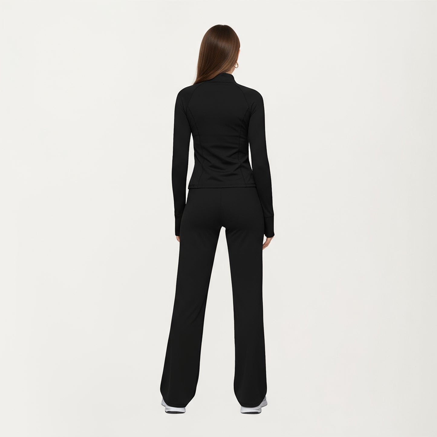 Anna-Kaci Active Women's High Waist Flare Yoga Pants with Stretch Fabric and Smooth Compression Fit