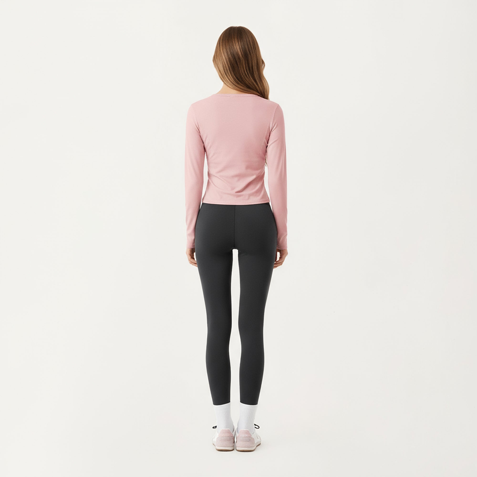 Anna-Kaci Active Women's Long Sleeve Zip Front Cropped Jacket with Contoured Seams and Thumbhole Cuffs
