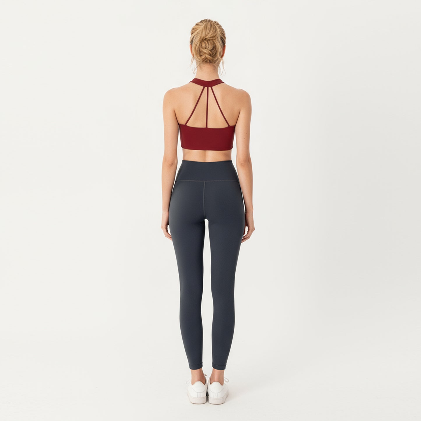 Anna-Kaci Active Women's Sleeveless Wrap Front Crop Top with Deep V-Neckline and Twisted Hem Detail