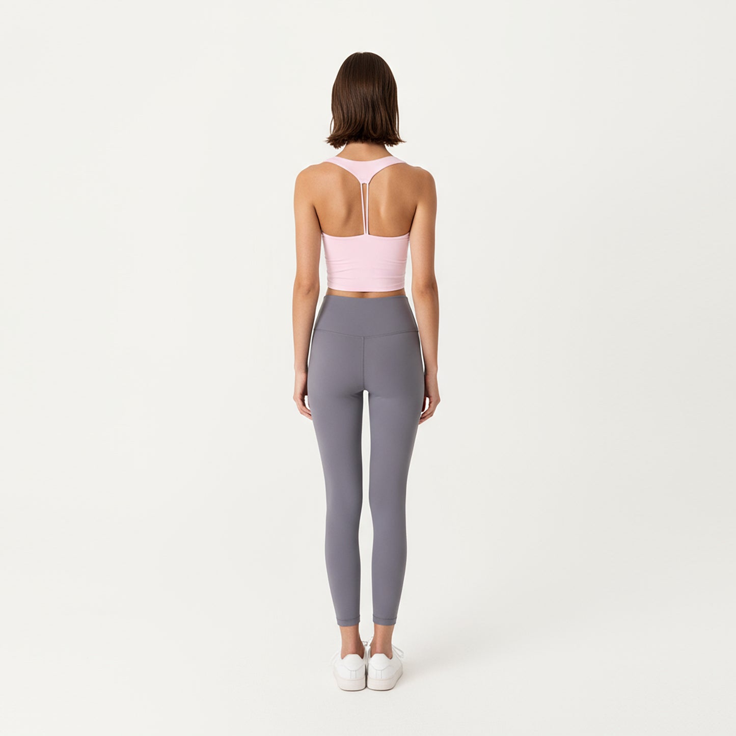 Anna-Kaci Active Women's V-Neck Ruched Side Tank Top with Fitted Stretch Fabric and Sleek Contoured Silhouette