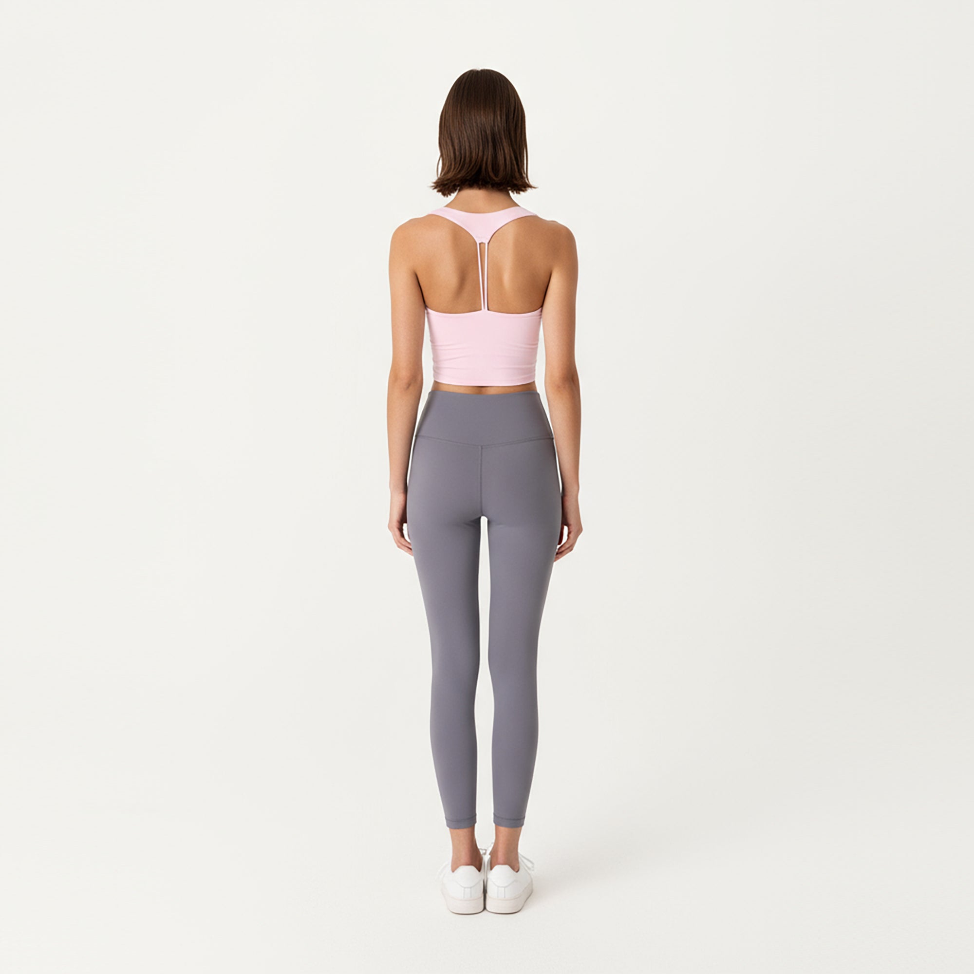 Anna-Kaci Active Women's V-Neck Ruched Side Tank Top with Fitted Stretch Fabric and Sleek Contoured Silhouette
