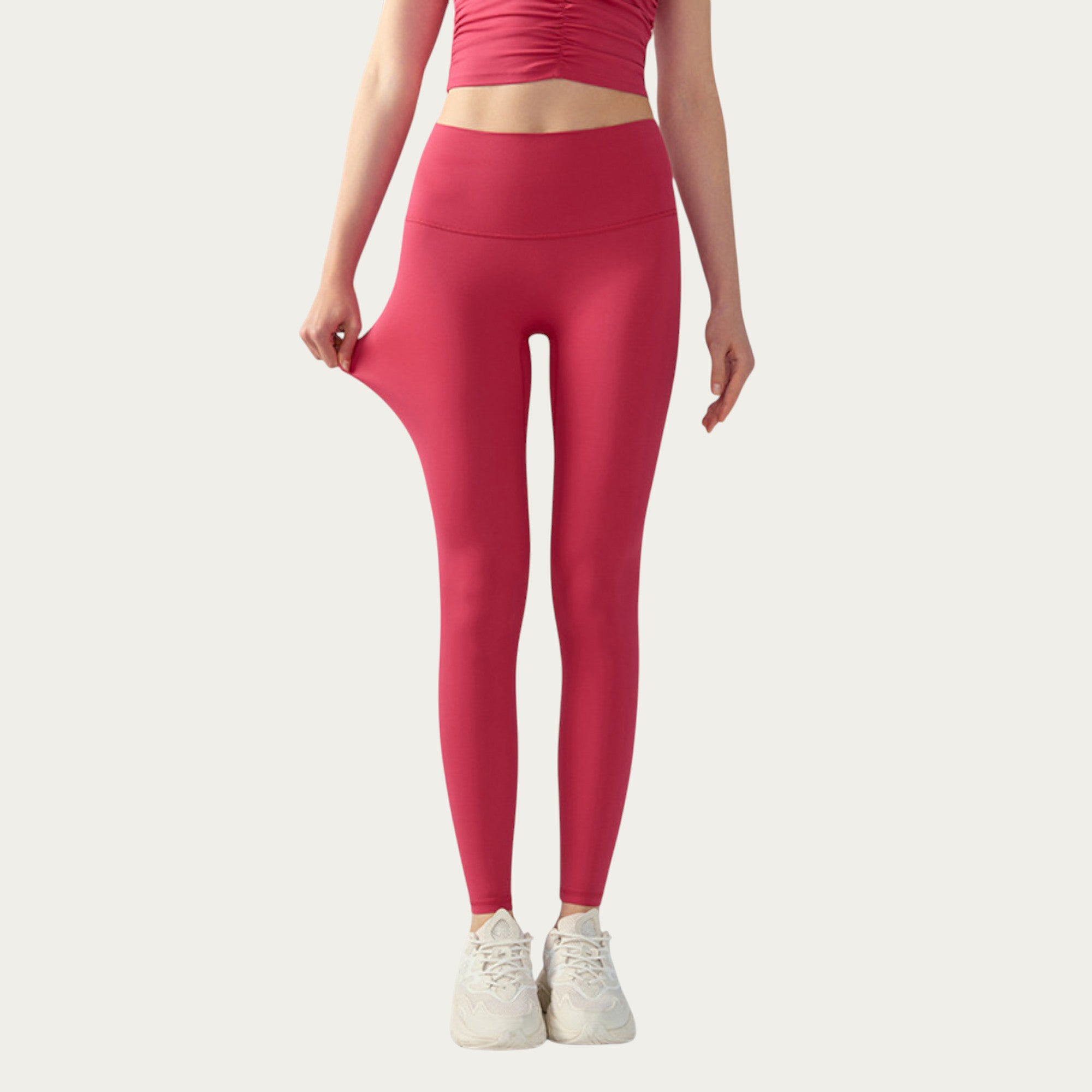 Anna-Kaci Active Women's High Waist Compression Leggings with Seamless Stretch Fit and Smooth Sculpting Design