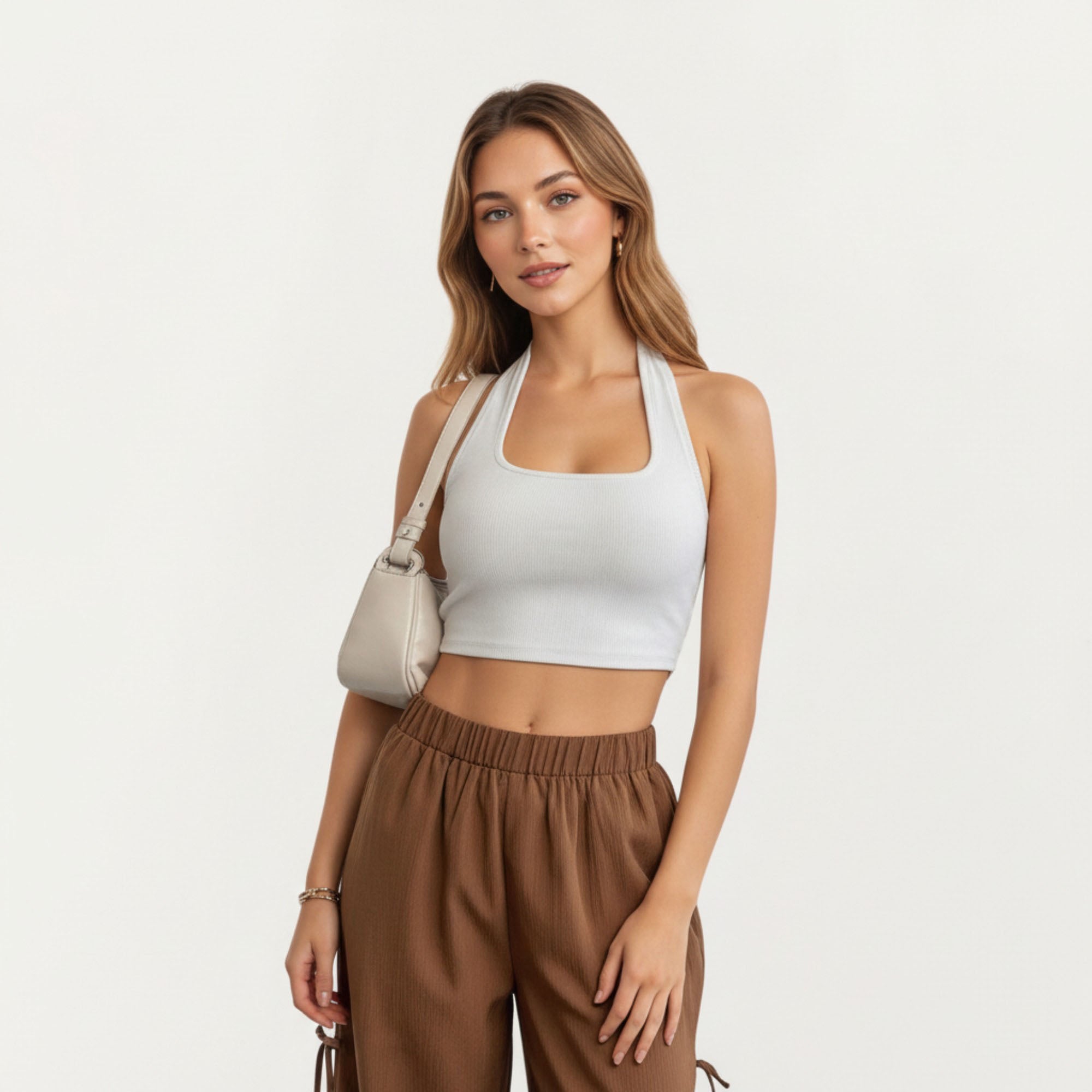 Anna-Kaci Women¡¯s Wide Leg Lounge Pants with Soft Relaxed Fit Elastic Waistband and Adjustable Side Tie Accents