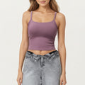 Anna-Kaci Active Women's Fitted Active Tank Top with Square Neckline, Supportive Built-In Shelf Layer and Smooth Stretch Fabric for a Sculpted Fit