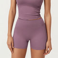 Anna-Kaci Active Women's High Waist Active Shorts with Smooth Stretch Fabric and Supportive Contoured Waistband