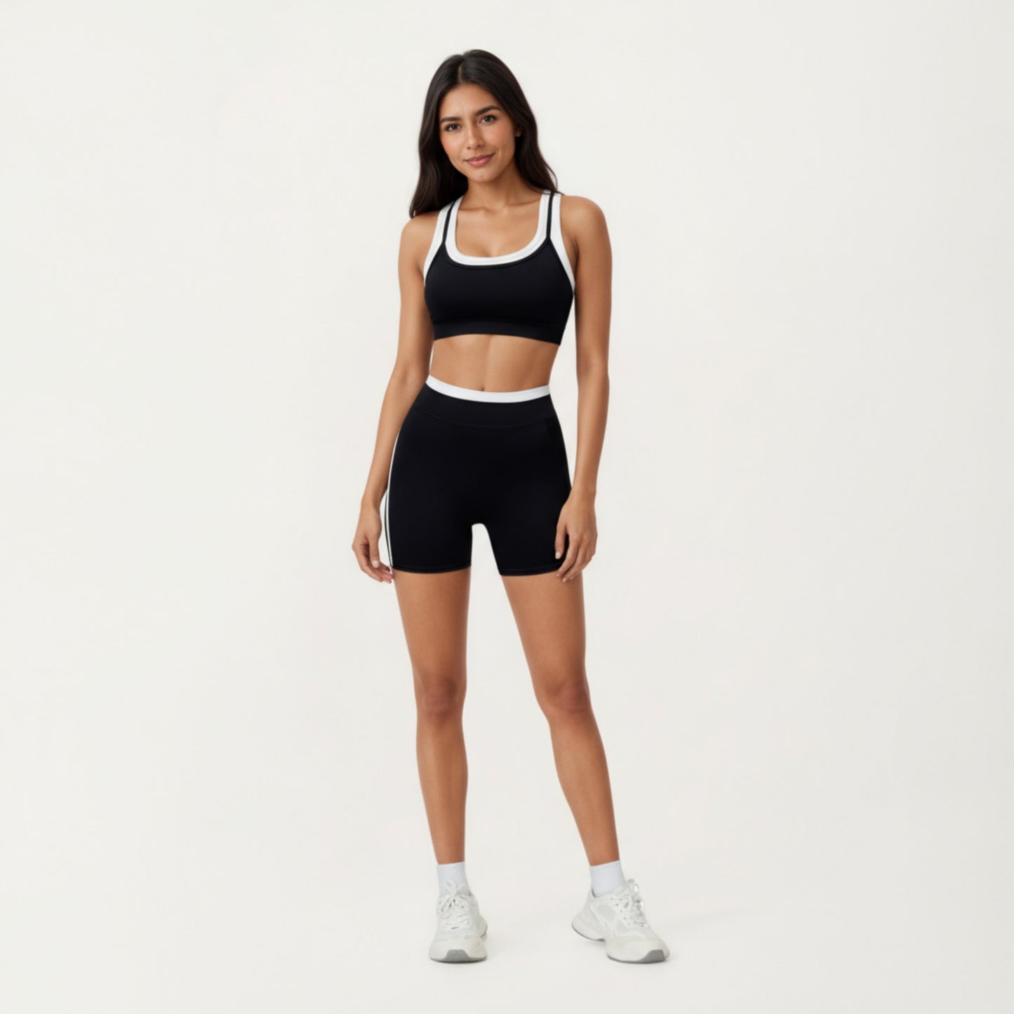 Anna-Kaci Active Women's High Waist Compression Bike Shorts with Wide Supportive Waistband and Smooth Contoured Fit for Streamlined Performance