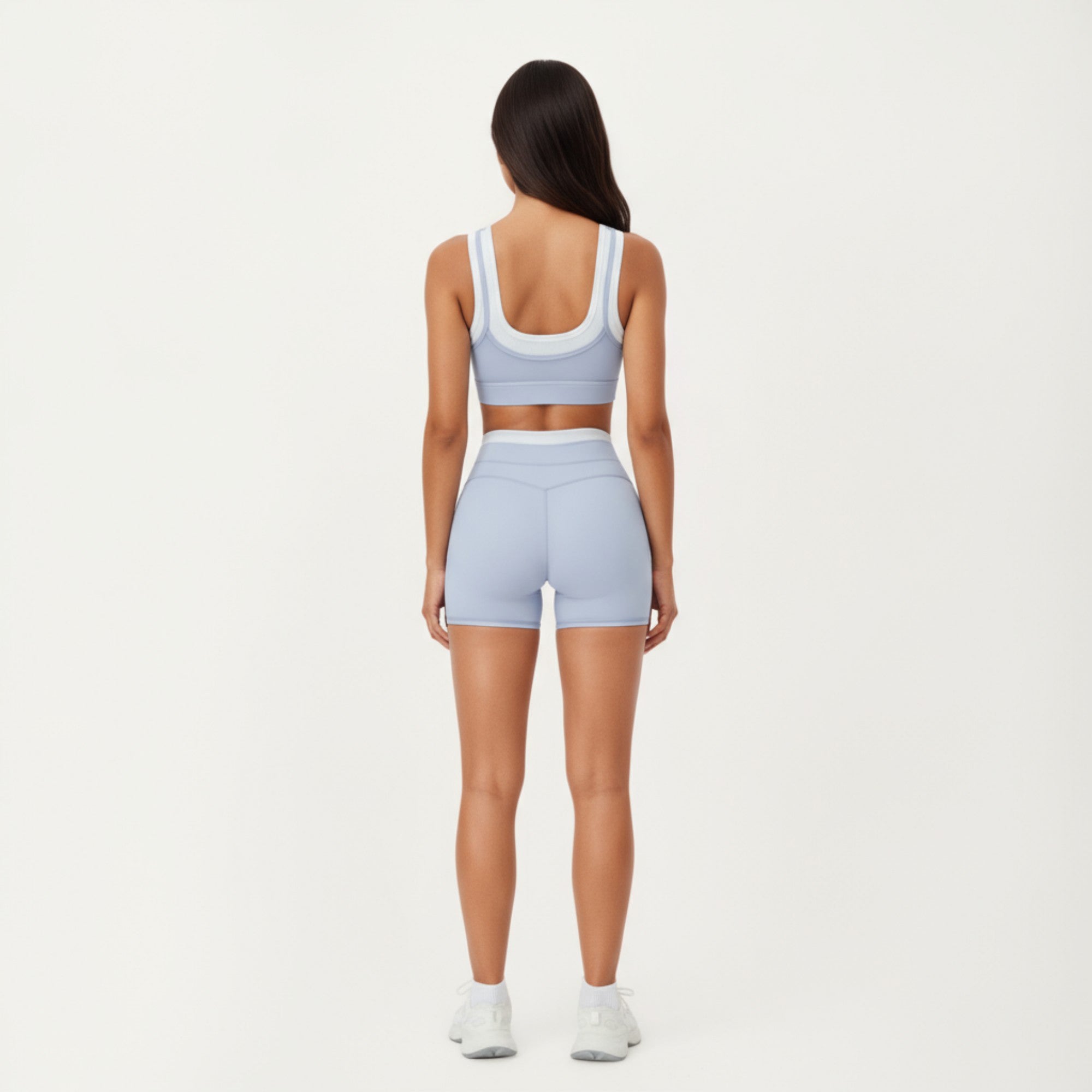 Anna-Kaci Active Women's High Waist Compression Bike Shorts with Wide Supportive Waistband and Smooth Contoured Fit for Streamlined Performance