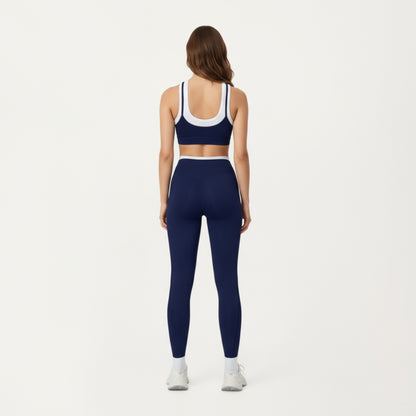 Anna-Kaci Active Women's High Waist Compression Leggings with Wide Supportive Waistband and Sleek Contoured Fit for Streamlined Active Comfort