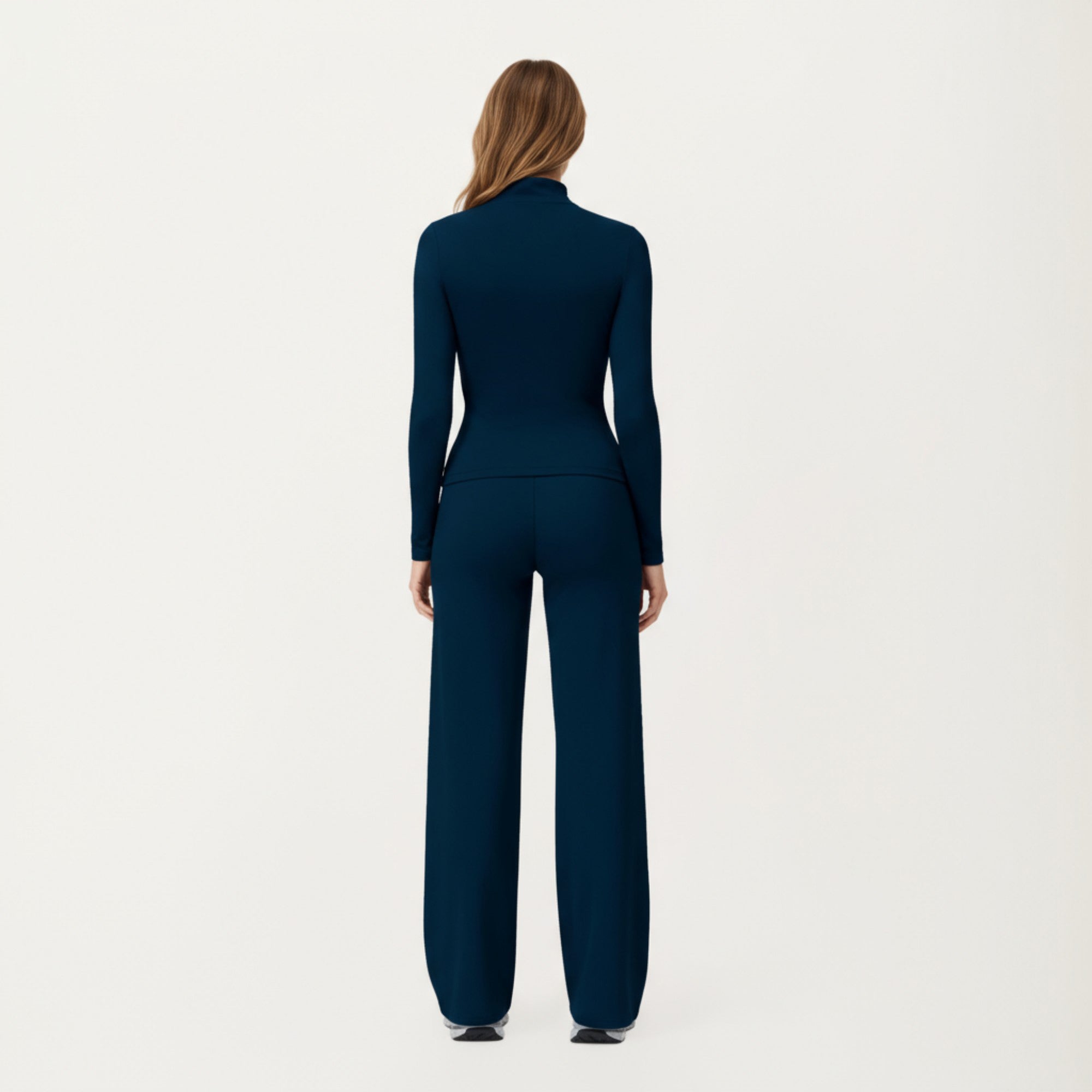 Anna-Kaci Active Women's High Waist Wide Leg Athletic Pants with Smooth Stretch Fabric and Relaxed Contoured Fit for Everyday Movement Comfort