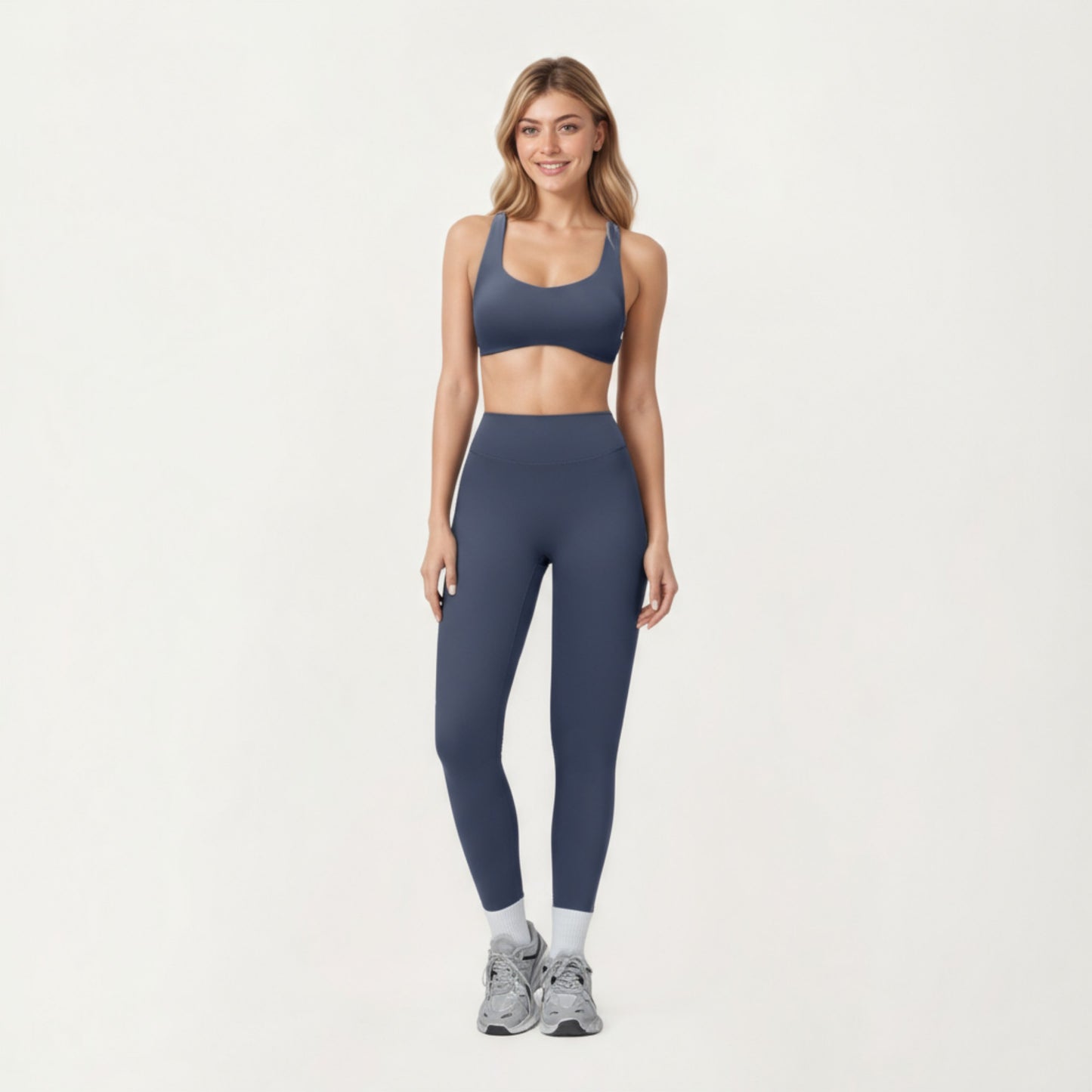 Anna-Kaci Active Women's High Waist Seamless Athletic Leggings with Smooth Stretch Fabric and Contoured Fit for Streamlined Everyday Comfort
