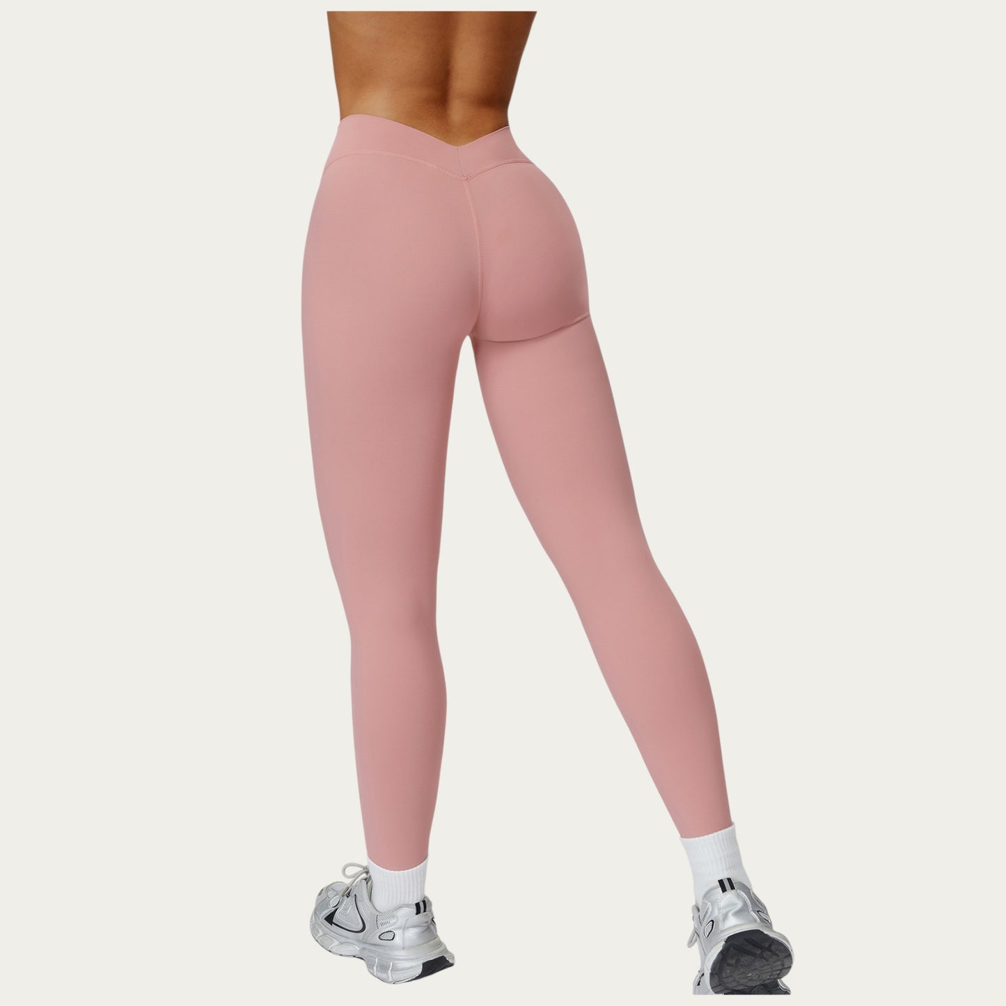 Anna-Kaci Active Women's High Waist Seamless Athletic Leggings with Smooth Stretch Fabric and Contoured Fit for Streamlined Everyday Comfort