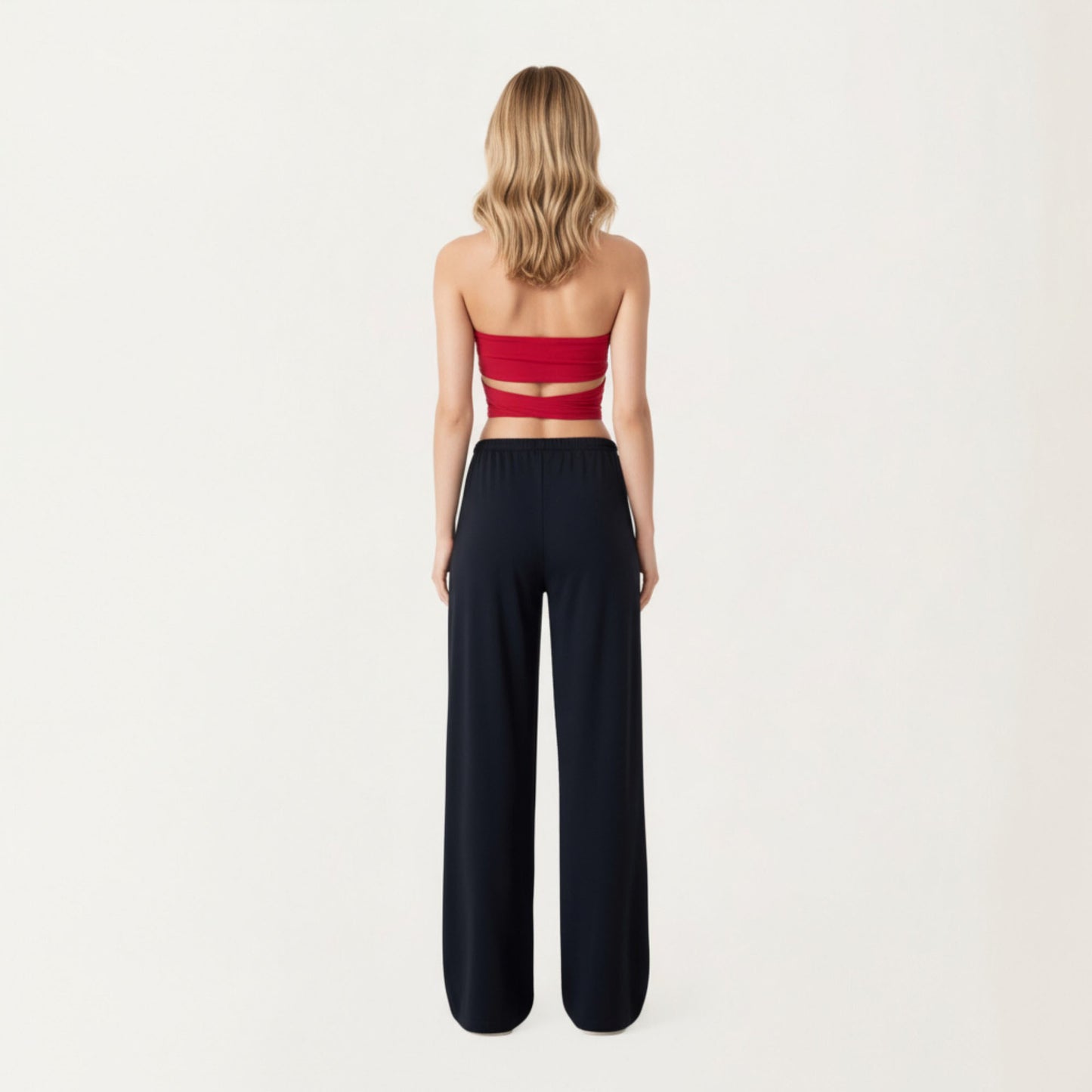 Anna-Kaci Active Women¡¯s High Waist Wide Leg Lounge Pants with Soft Stretch Fabric Adjustable Drawstring Waistband