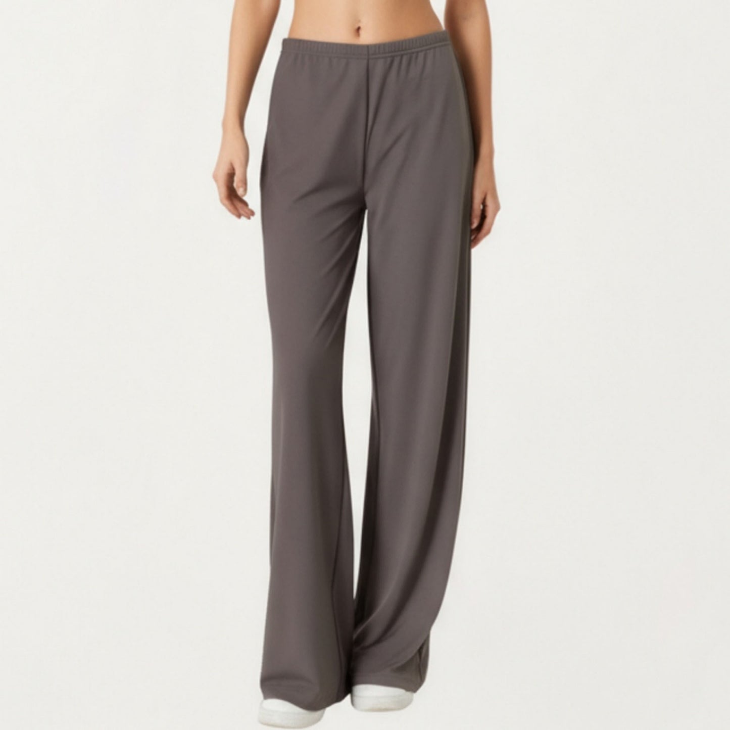 Anna-Kaci Active Women¡¯s High Waist Wide Leg Lounge Pants with Soft Stretch Fabric Adjustable Drawstring Waistband