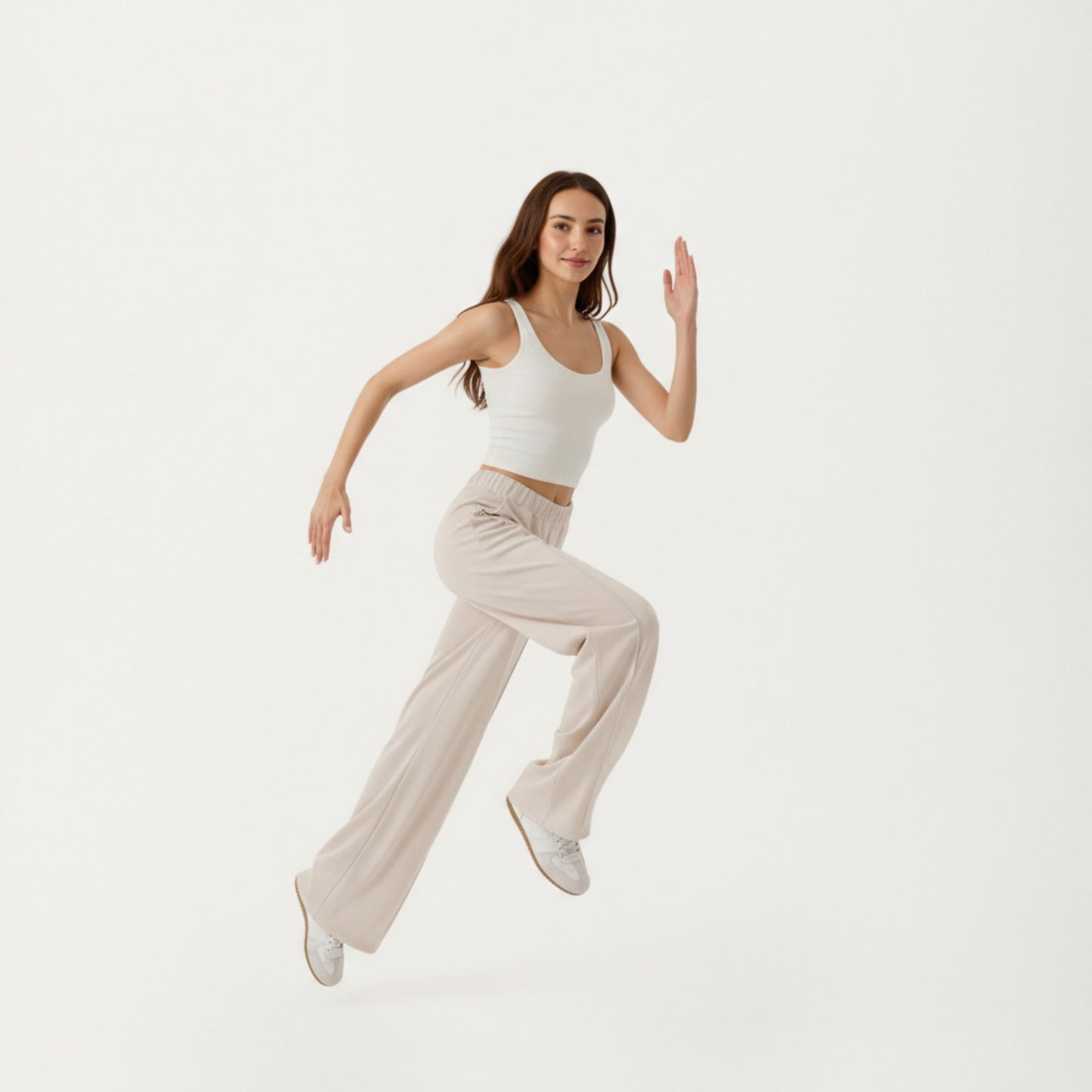 Anna-Kaci Active Women¡¯s High Waist Wide Leg Pants with Soft Stretch Fabric Relaxed Flowing Silhouette