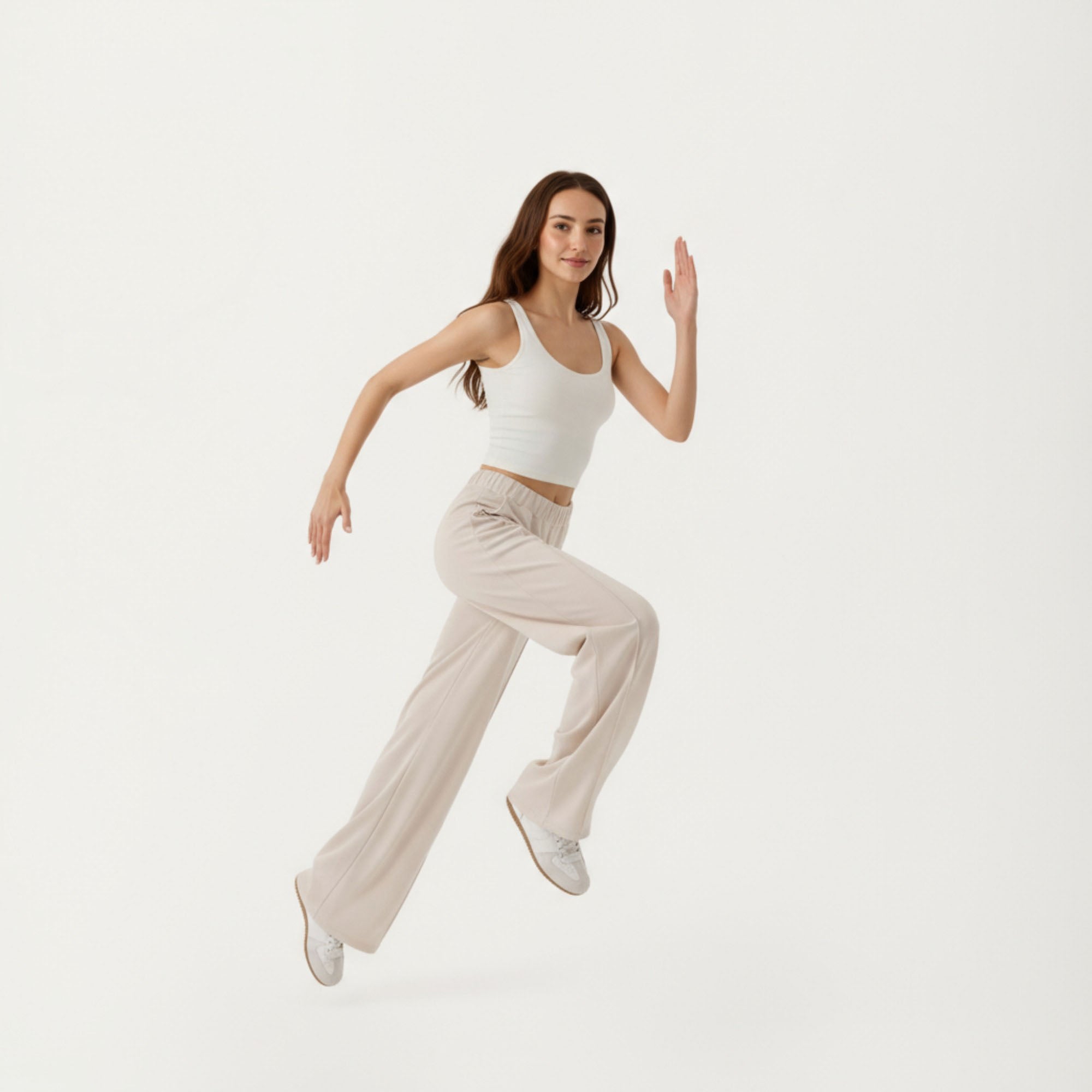 Anna-Kaci Active Women¡¯s High Waist Wide Leg Pants with Soft Stretch Fabric Relaxed Flowing Silhouette