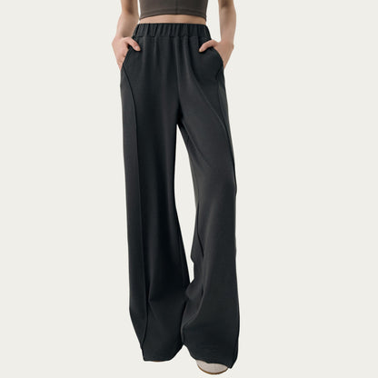 Anna-Kaci Active Women¡¯s High Waist Wide Leg Pants with Soft Stretch Fabric Relaxed Flowing Silhouette