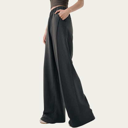 Anna-Kaci Active Women¡¯s High Waist Wide Leg Pants with Soft Stretch Fabric Relaxed Flowing Silhouette