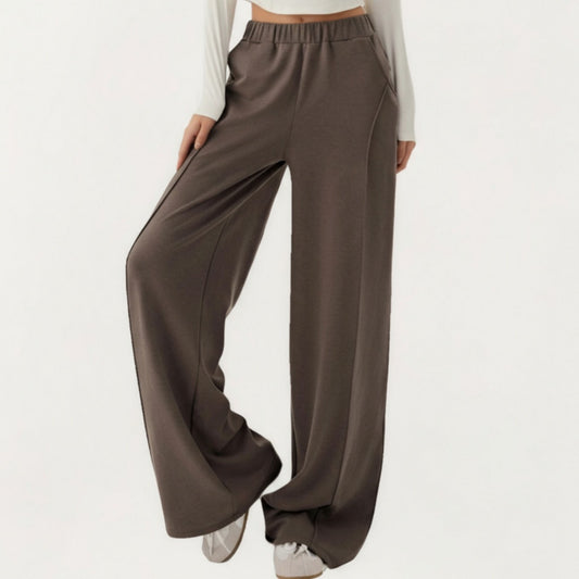 Anna-Kaci Active Women¡¯s High Waist Wide Leg Pants with Soft Stretch Fabric Relaxed Flowing Silhouette